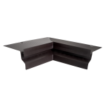 Narożnik Aluminiowy Okapowy AlexProfil K180 Brązowy 90° wew.