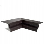Narożnik Aluminiowy Okapowy AlexProfil K250 Brązowy 90° wew.