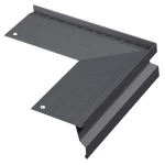 Narożnik Aluminiowy Okapowy AlexProfil K130 Antracyt 90° zew.
