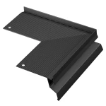 Narożnik Aluminiowy Okapowy AlexProfil K180 Czarny 90° zew.