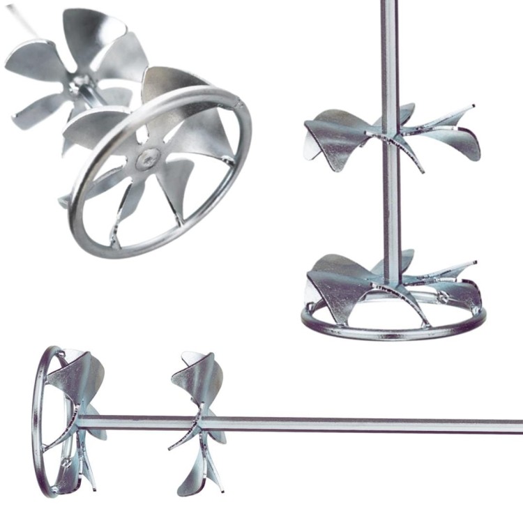 Mieszadło do Mas Płynnych i Żywic Ocynkowane 90mm Równomierne Mieszanie (6).jpg