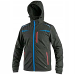 Kurtka Robocza Softshell Norfolk czarno - niebieska 3XL
