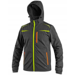 Kurtka Robocza Softshell Norfolk czarno - żółta L